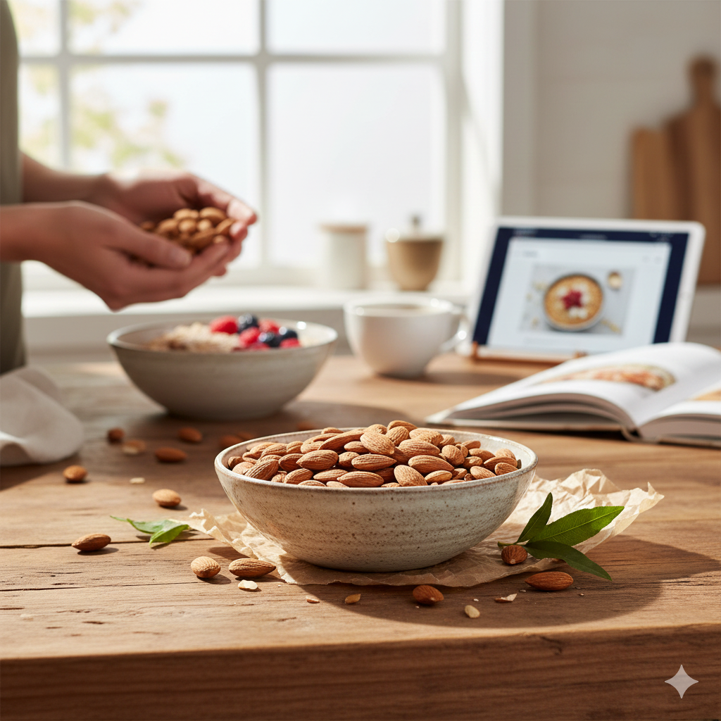 Raw Whole Almonds – Unsalted
