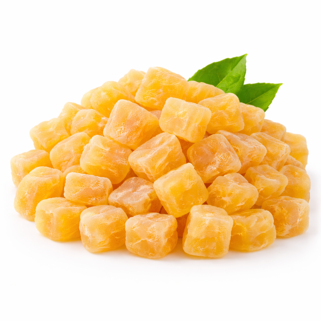Dried Pineapple Dices – Bright Tropical Flavor, Soft & Chewy Bite