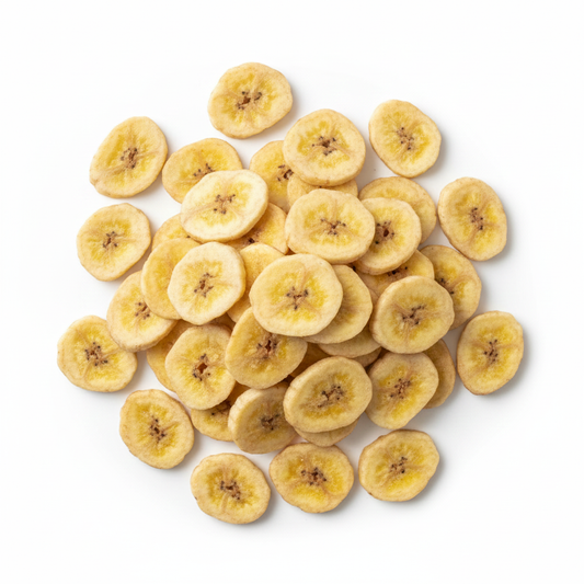 Sweetened Banana Chips – Whole Slices, Golden Crunch