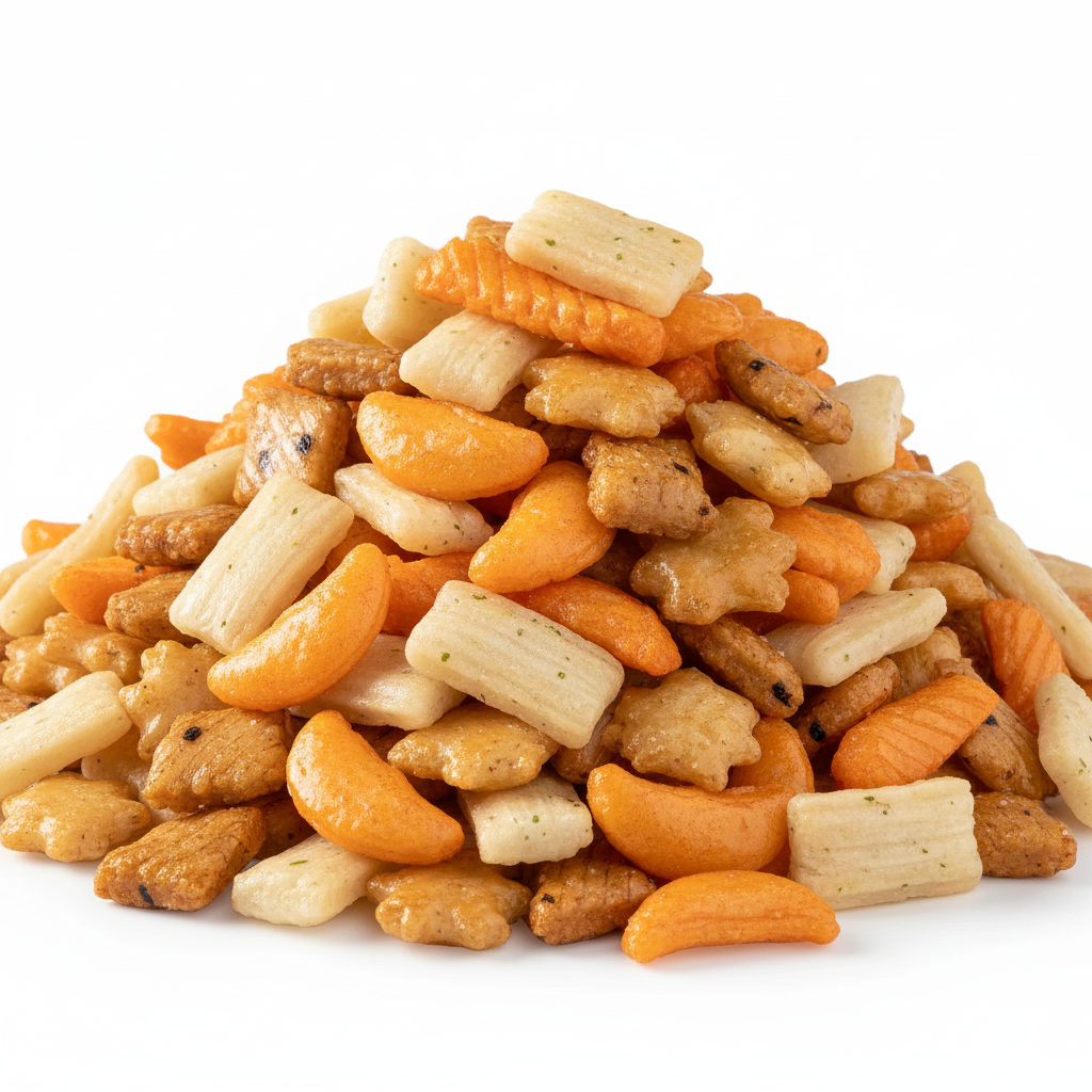 Natural Rice Crackers – Light, Crispy Texture with Clean, Simple Taste