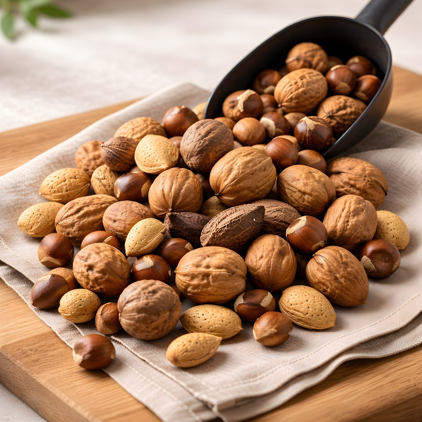 In-Shell Nut Selection – Raw Almonds, Walnuts, Hazelnuts & Pecans