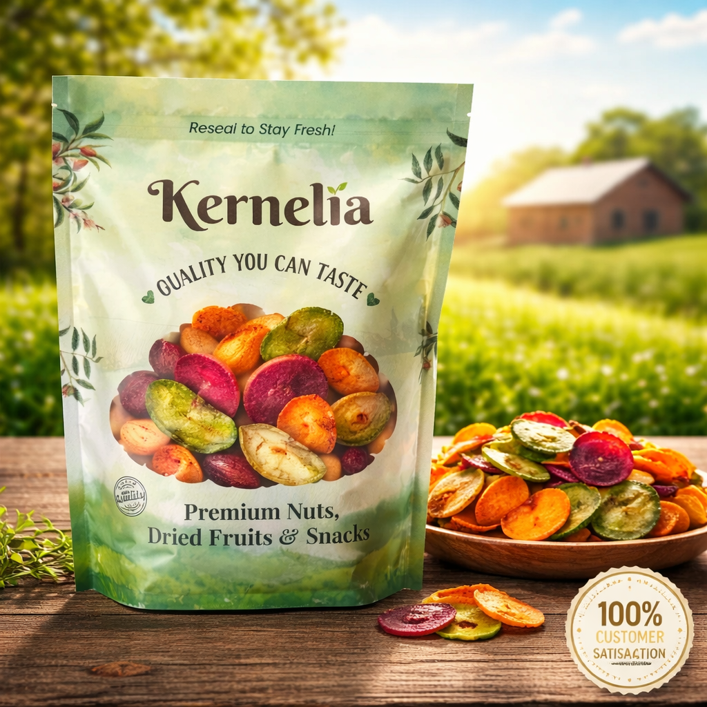 Sea-Salted Vegetable Chips – Crunchy & Fresh Taste