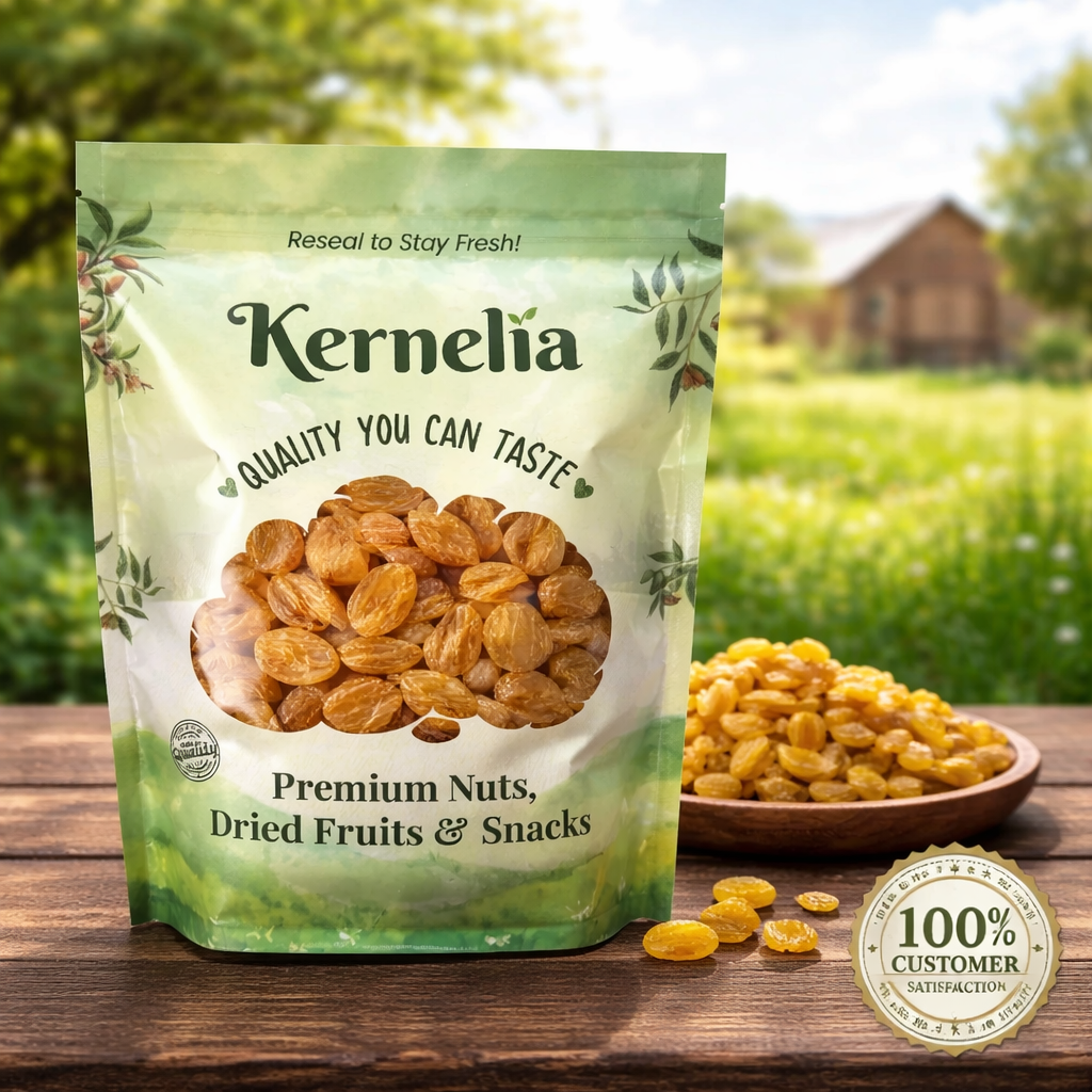 Jumbo Golden Raisins – Fancy Grade, No Added Oil