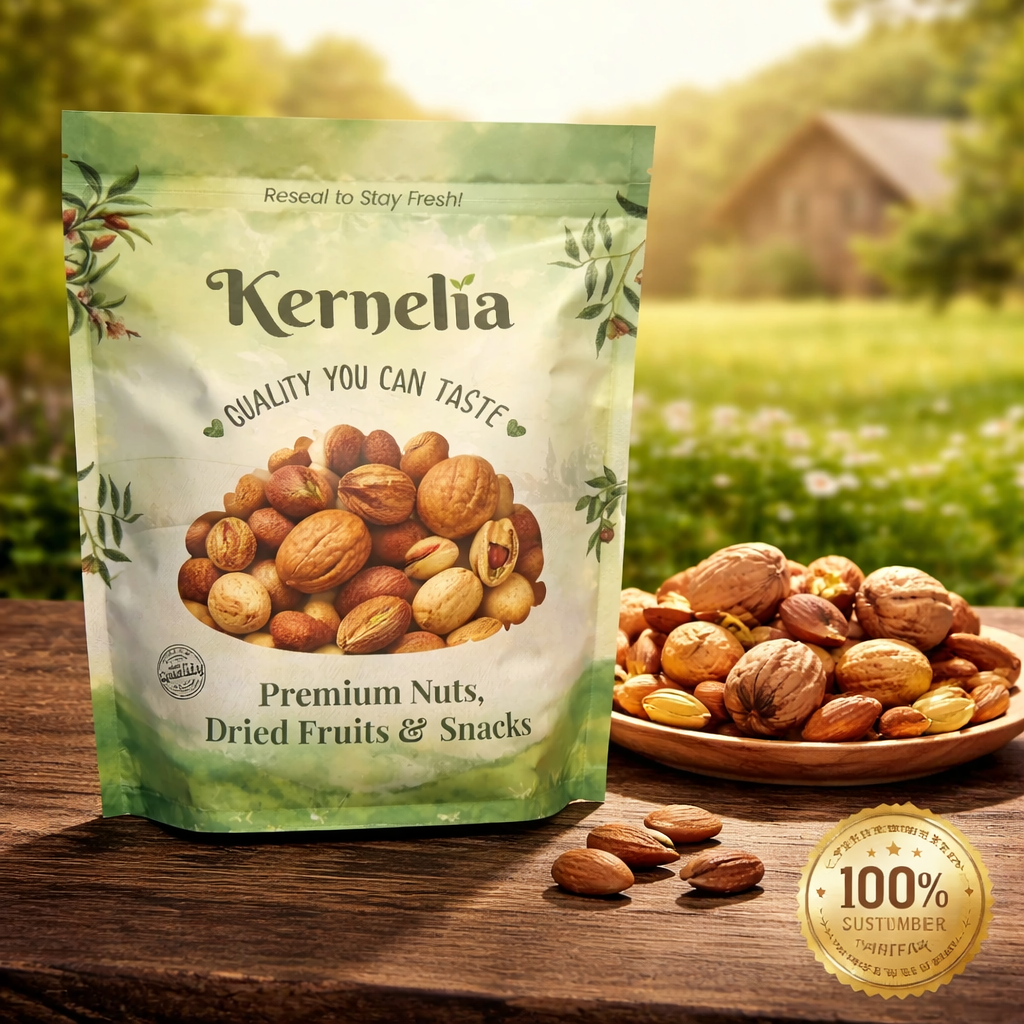 In-Shell Nut Selection – Raw Almonds, Walnuts, Hazelnuts & Pecans