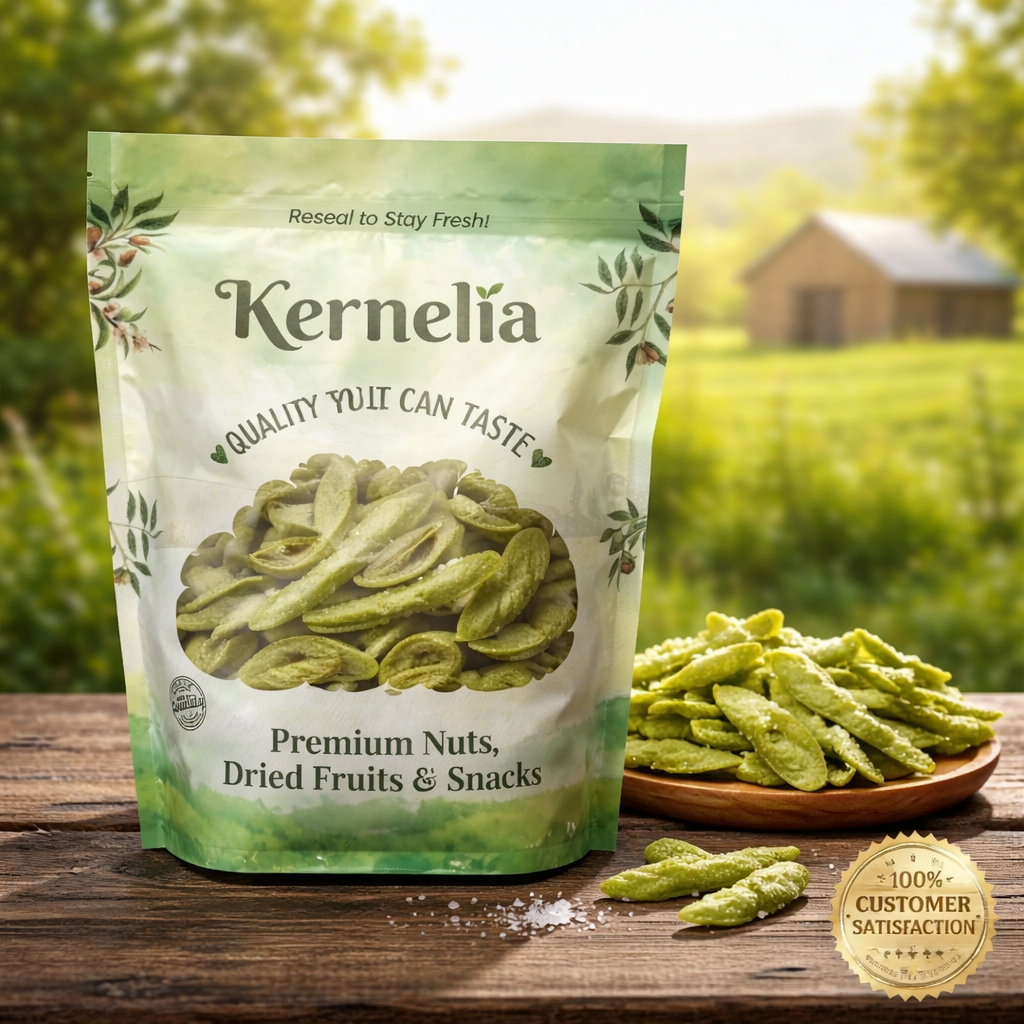 Sea Salt Flavored Green Bean Chips – Crispy & Fresh Flavor