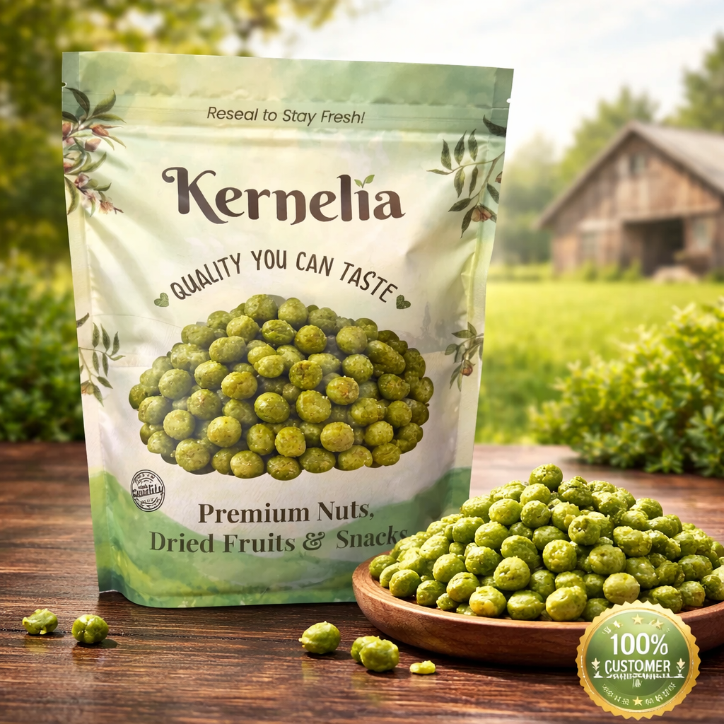 Sea-Salted Fried Green Peas – Extra Crunchy, Savory & Irresistible Snack