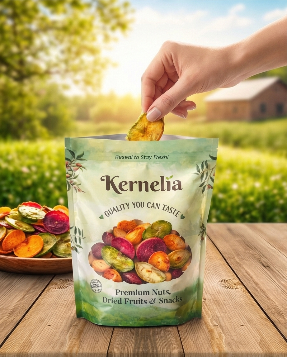 Sea-Salted Vegetable Chips – Crunchy & Fresh Taste