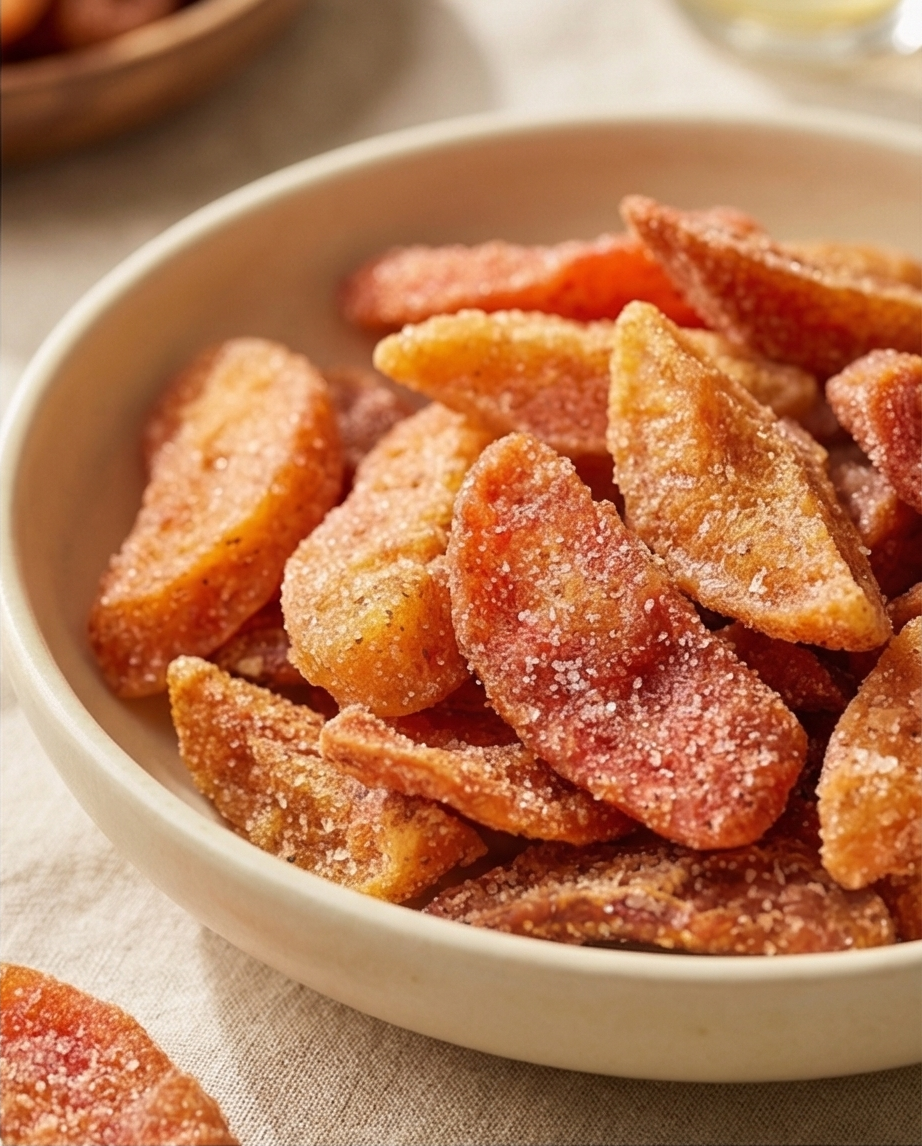 Chili Crystallized Mango Slices – Sweet Heat, Chewy Texture
