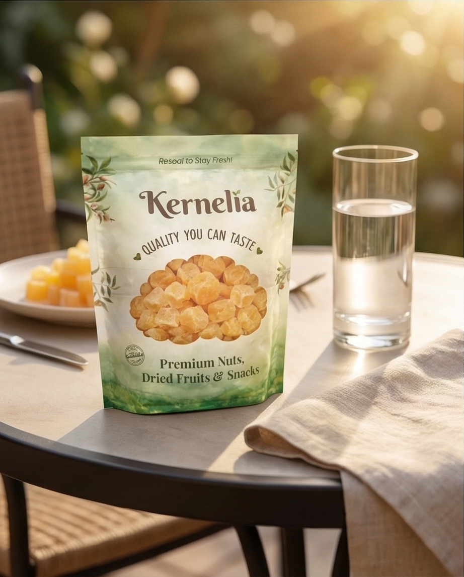 Dried Pineapple Dices – Bright Tropical Flavor, Soft & Chewy Bite