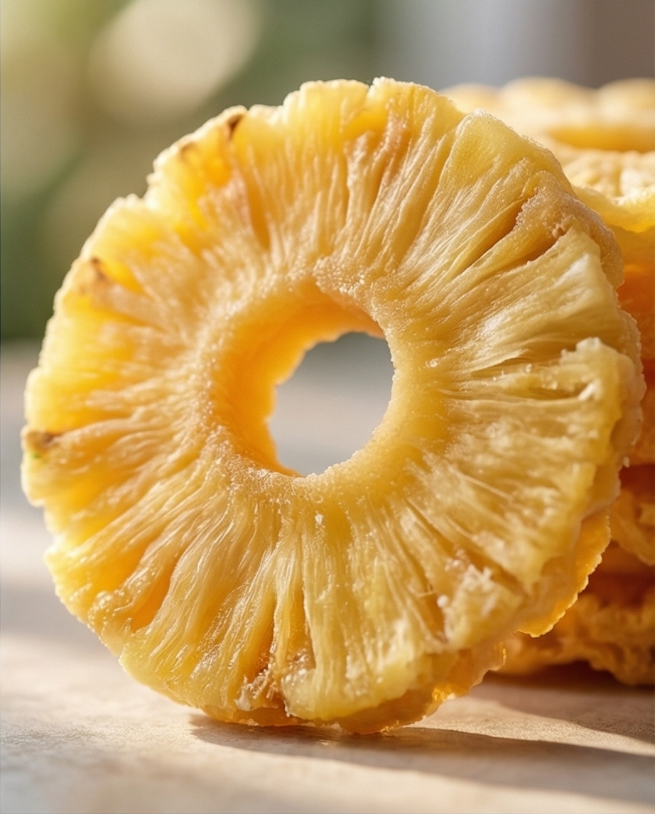 Unsulphured Dried Pineapple Rings – Sweet, Golden & Tropical Flavor