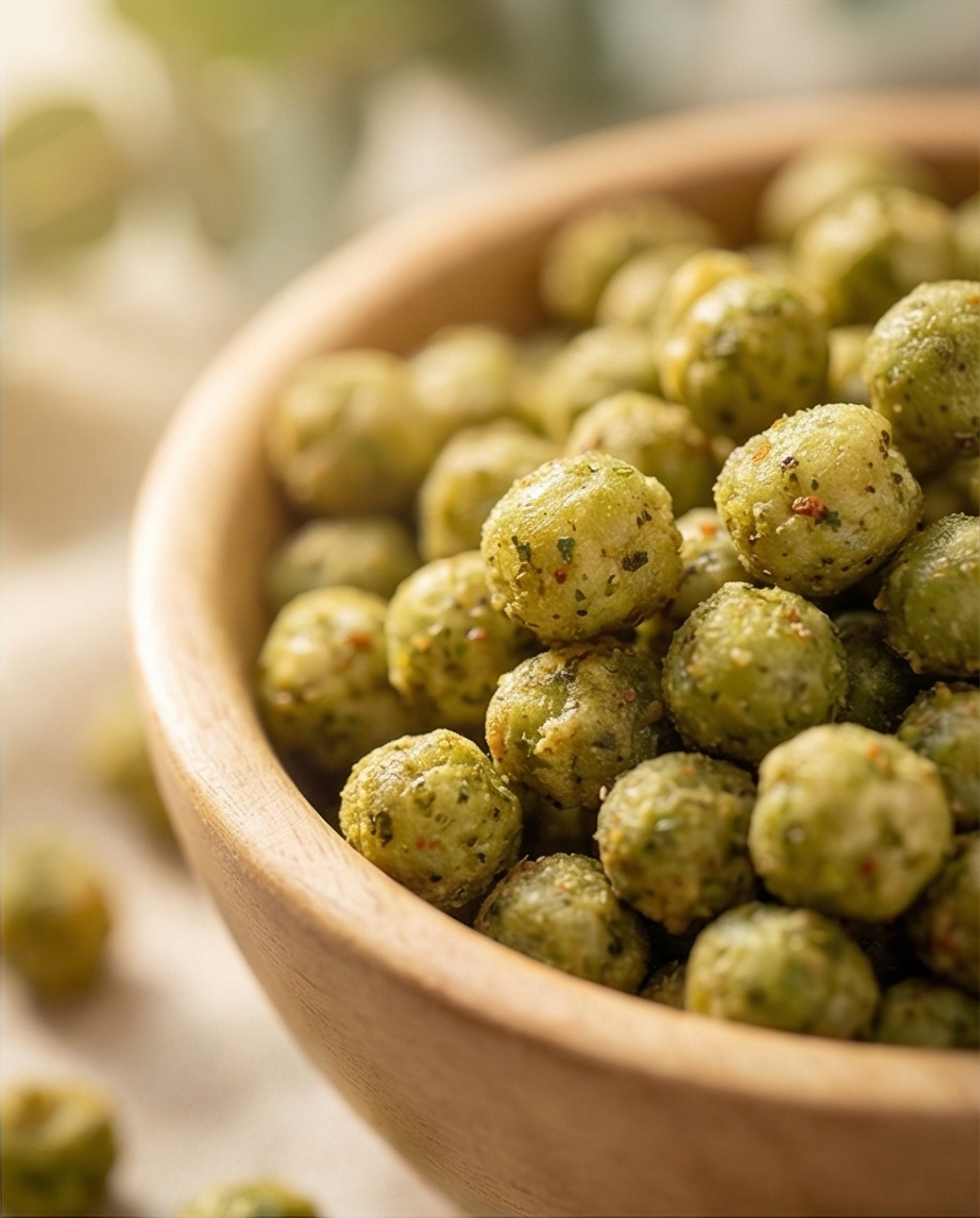 Wasabi-Coated Green Peas – Spicy Japanese Style