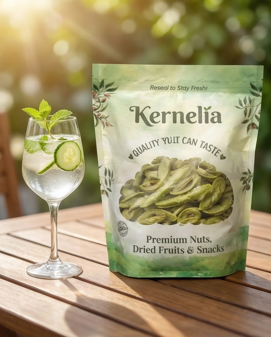 Sea Salt Flavored Green Bean Chips – Crispy & Fresh Flavor